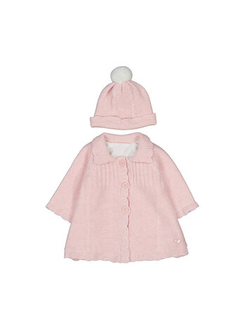 Mayoral Mayoral Girls Coat & Bonnet