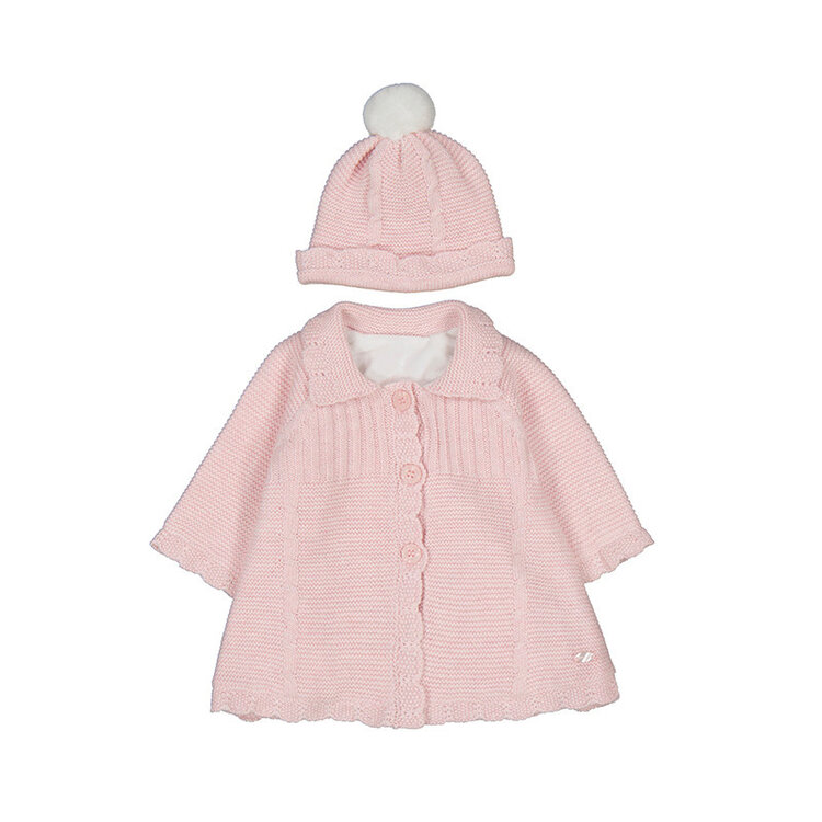 Mayoral Mayoral Girls Coat & Bonnet
