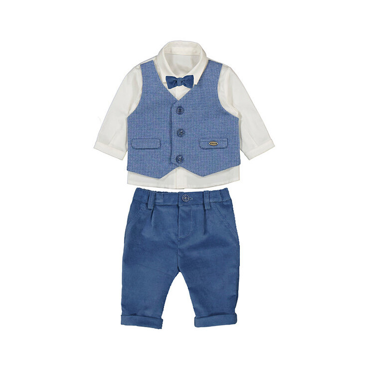 Mayoral Mayoral Boys Pants Shirt Vest Set