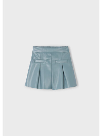 Mayoral Mayoral  Girls Faux Leather Shorts