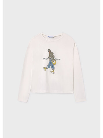 Mayoral Mayoral Girls Long Sleeves T-Shirt