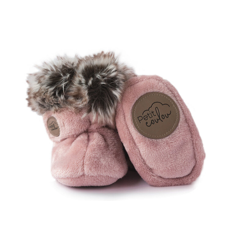 Petit Coulou Petit Coulou Winter Booties With Fur