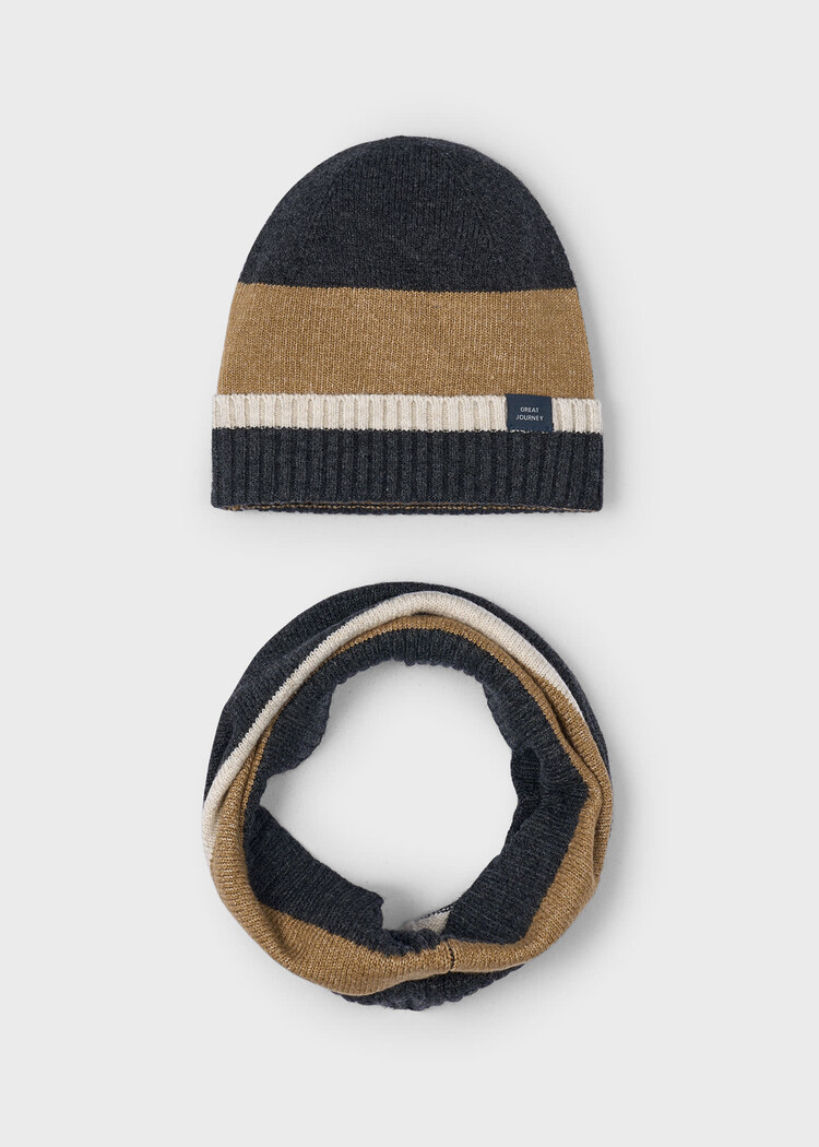 Mayoral Mayoral Boys Hat & Neck Warmer
