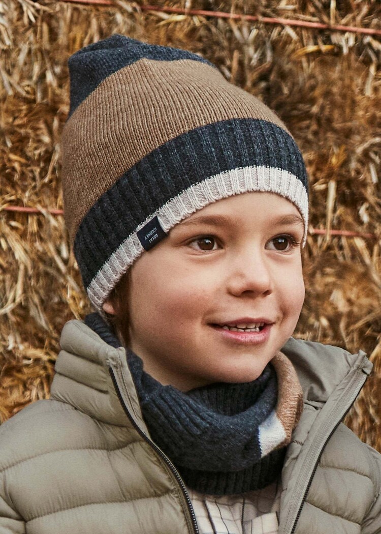 Mayoral Mayoral Boys Hat & Neck Warmer