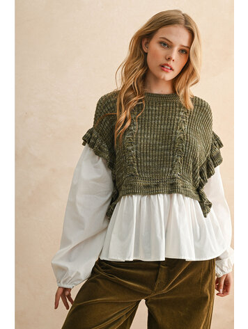 Miou Muse Miou Muse Combo Blouse & Pull