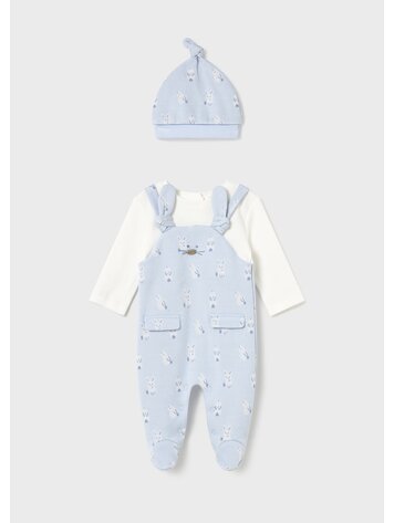 Mayoral Mayoral Boys Jumsuit & Bonnet