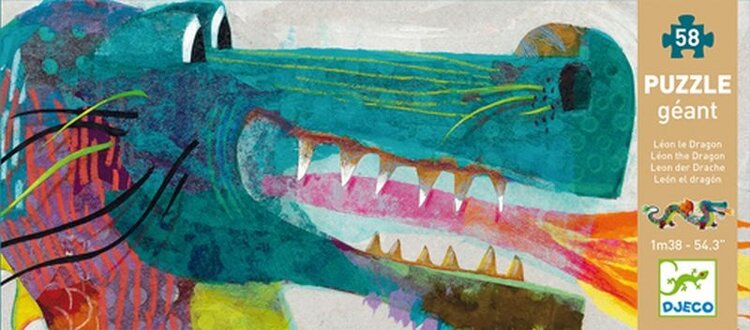 Djeco Puzzle Géant/Léon le Dragon Djeco