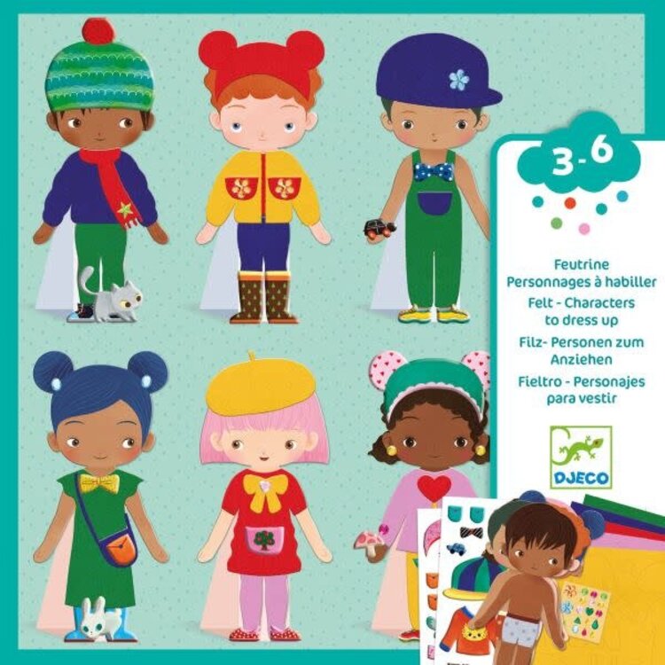 Djeco Djeco Collage/ Dressing Up in Softness