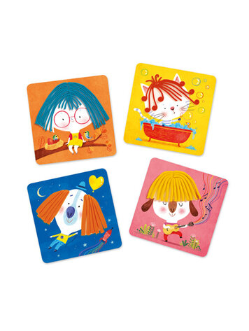 Djeco Pâte à Modeler/ Bouclettes et Cheveux Raides Djeco