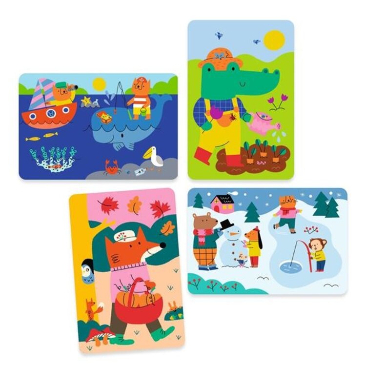 Djeco Djeco Magic Coloring/ Four Seasons