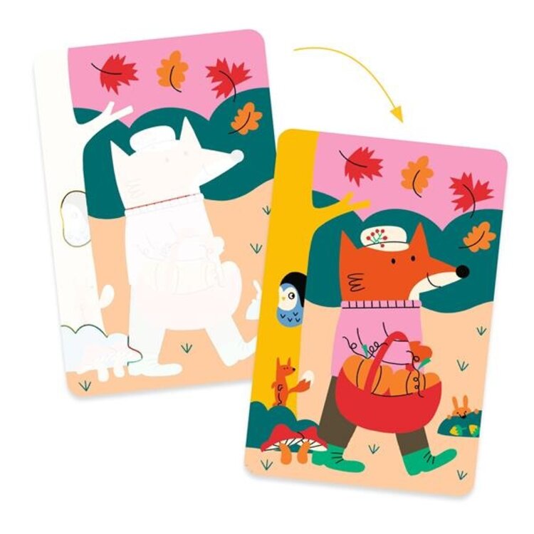 Djeco Djeco Magic Coloring/ Four Seasons