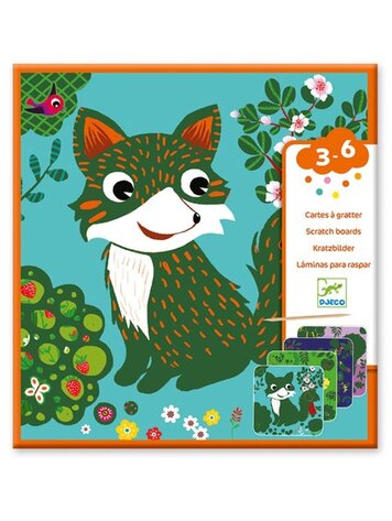 Djeco Cartes à Gratter/ Petites Bête Djeco