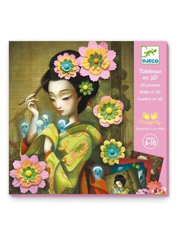 Djeco Tableaux 3D/ Rock'n'Roses Djeco