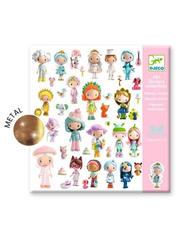 Djeco Djeco Metalic Stickers/ Le Petit Monde des Tinyly