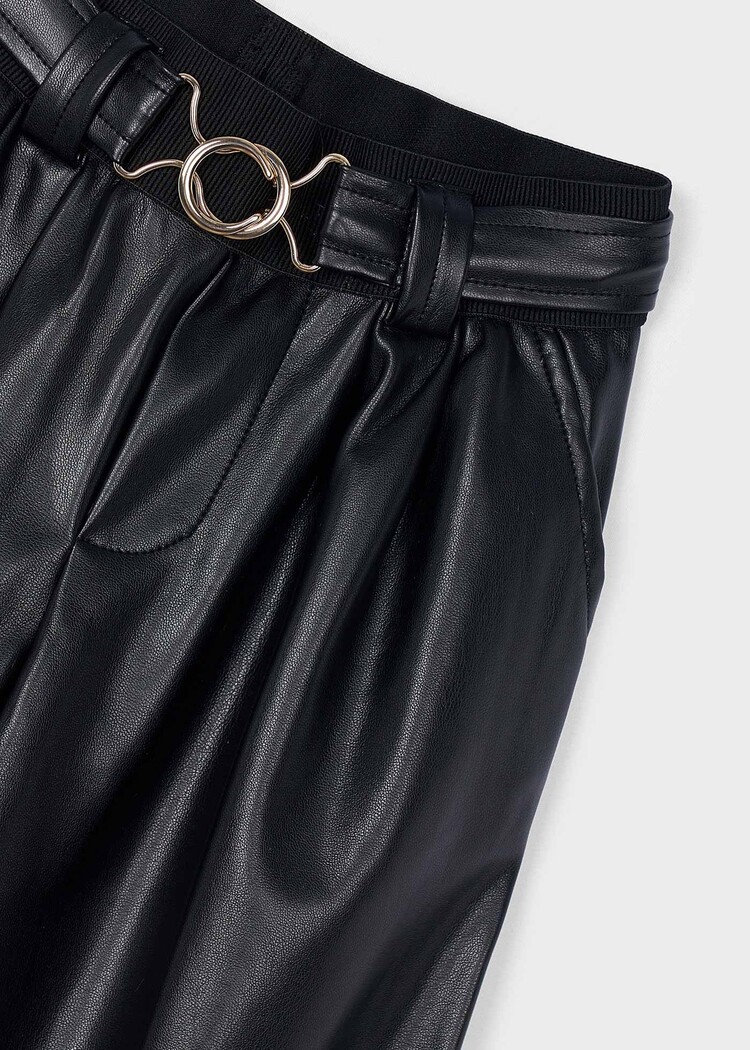 Mayoral Mayoral Girls Faux Leather Pants