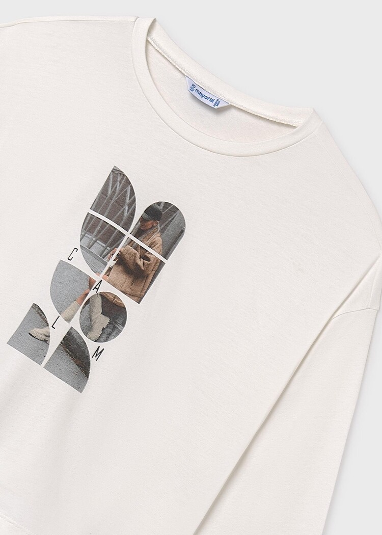 Mayoral Mayoral Girls Long Sleeves T-Shirt