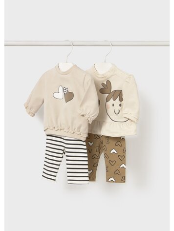 Mayoral Mayoral Girls Leggings 4PCs Set