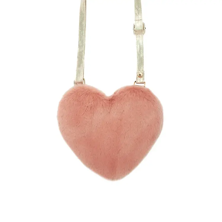 Rockahula Rockahula Girls Fluffy Heart Bag