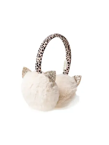 Rockahula Rockahula Girls Clara Cat Leopard Earmuffs