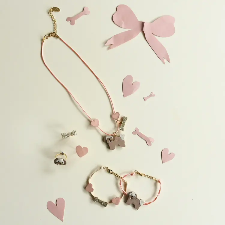 Rockahula Rockahula Girls Dolly Dog Ring Set