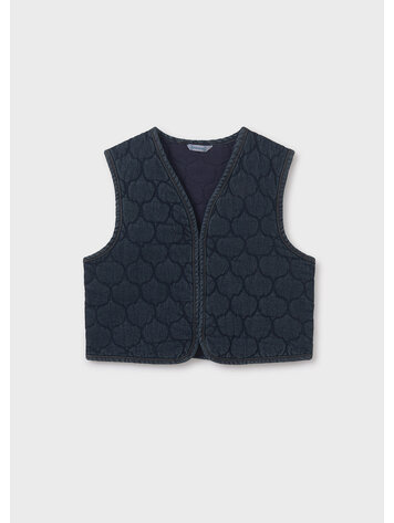 Mayoral Veste sans Manche en Jeans Mayoral Fille