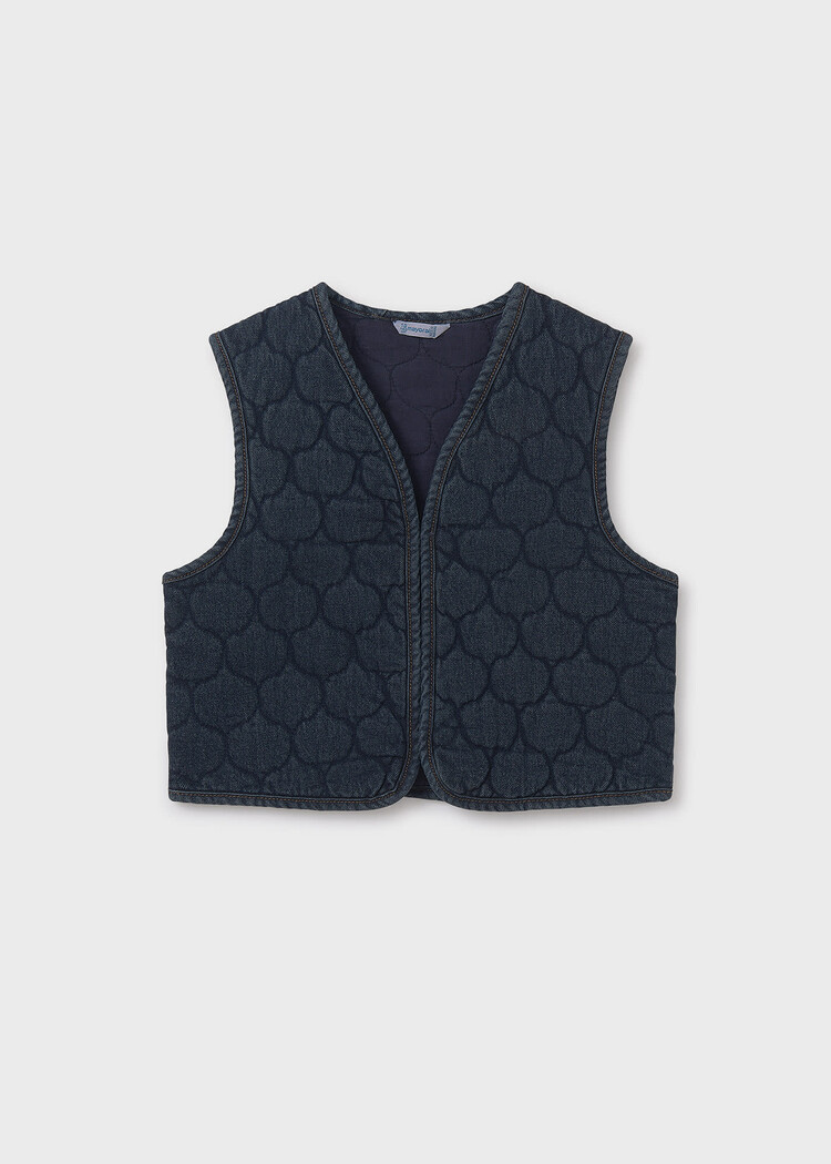 Mayoral Mayoral Girls Jeans Sleeveless Vest