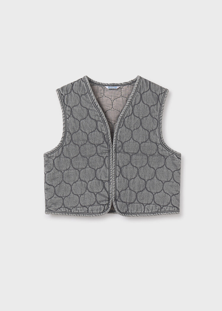 Mayoral Mayoral Girls Jeans Sleeveless Vest