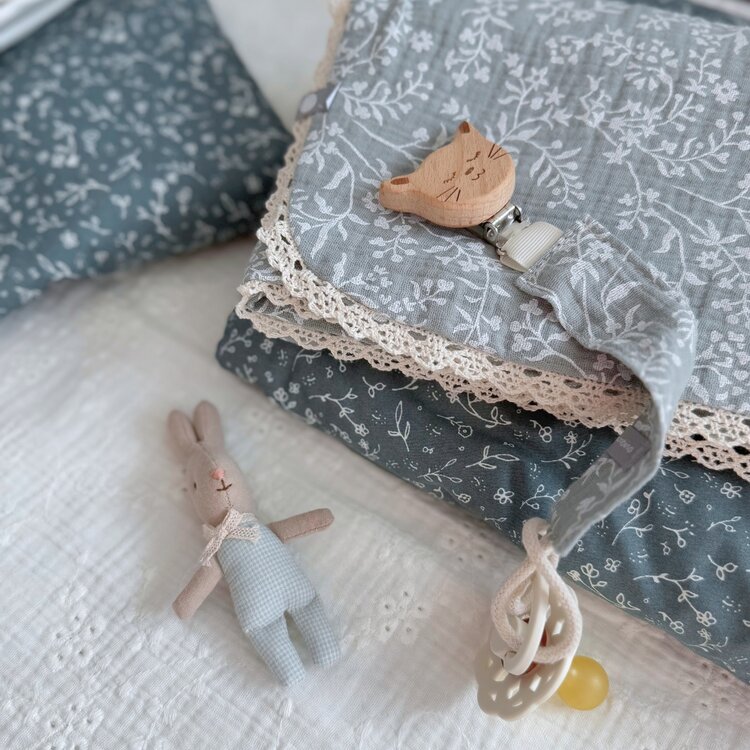 Baluchon Attache-Suce Chat Mousseline Baluchon