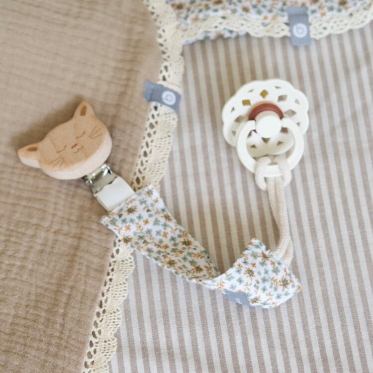 Baluchon Attache-Suce Chat Mousseline Baluchon