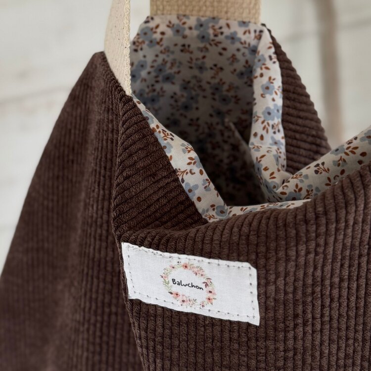 Baluchon Sac Cabas en Corduroy Baluchon
