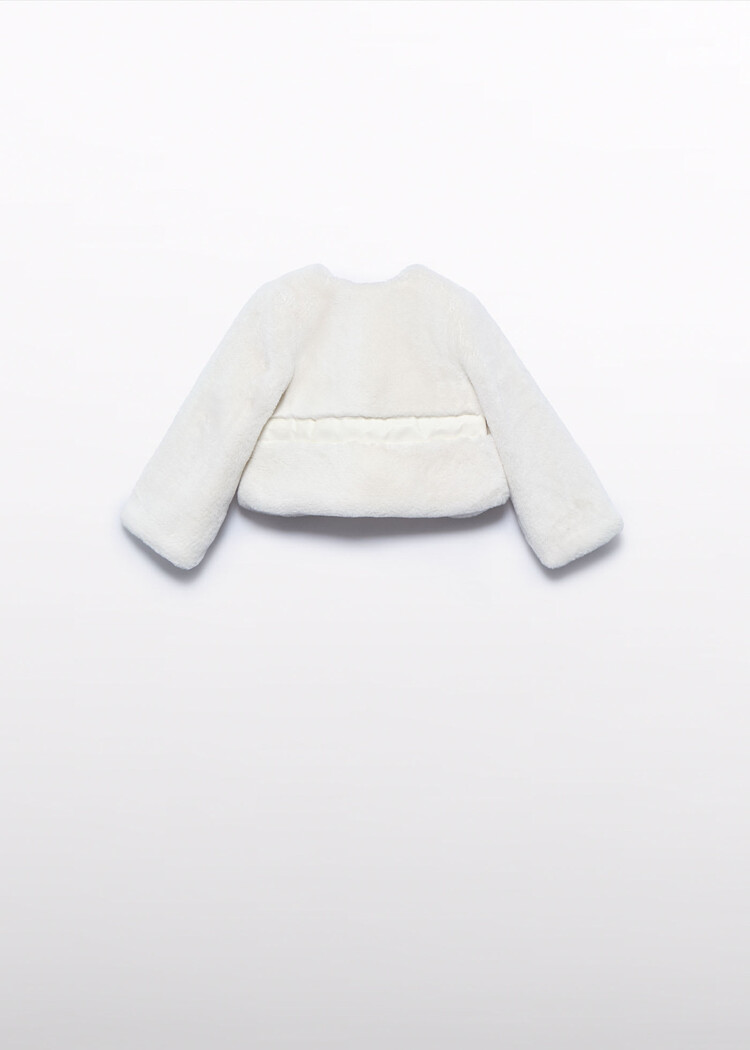 Abel & Lula Abel & Lula Girls Fur Coat