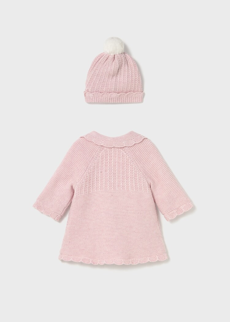 Mayoral Cardigan et bonnet tricot Mayoral Fille