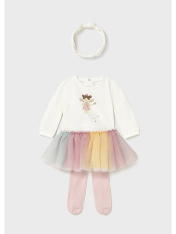 Mayoral Mayoral GIrls 3Pcs Set Body & Tutu