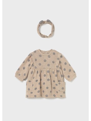 Mayoral Robe en tricot & Serre Tête Mayoral Fille