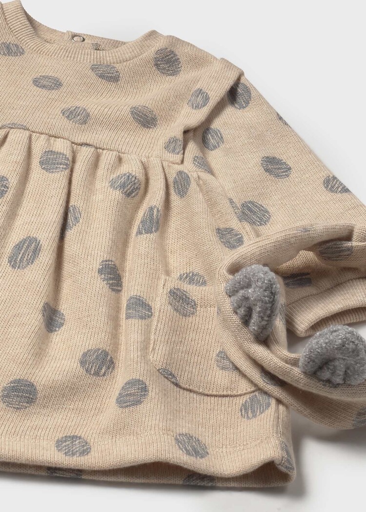 Mayoral Mayoral Girls Knit Dress & Headband