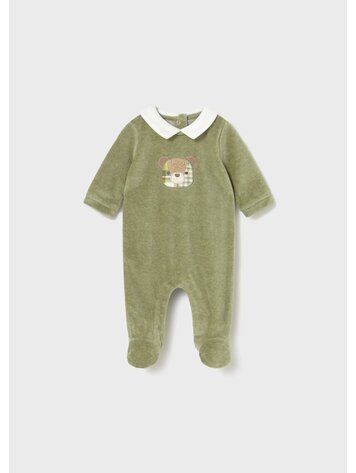 Mayoral Pyjamas en velours, Mayoral , Garçon, 0-1 MOIS, Vert, 2716, AH25