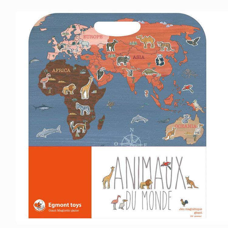 Egmont Toys Jeux Magnétique Géant Monde des Animaux Egmont Toys