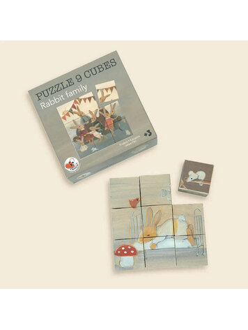 Egmont Toys Puzzle Cubes Famille Lapin Egmont Toys
