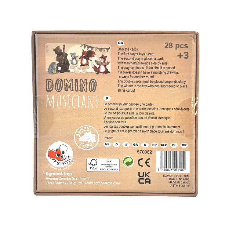 Egmont Toys Domino Musiciens Egmont  Toys
