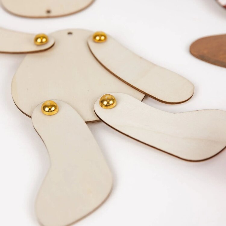 Egmont Toys Ours Pantin en Bois à Peindre Egmont Toys