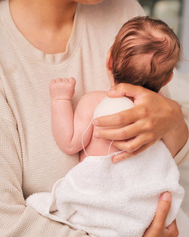 London Rose Éponge Konjac Bébé London Rose