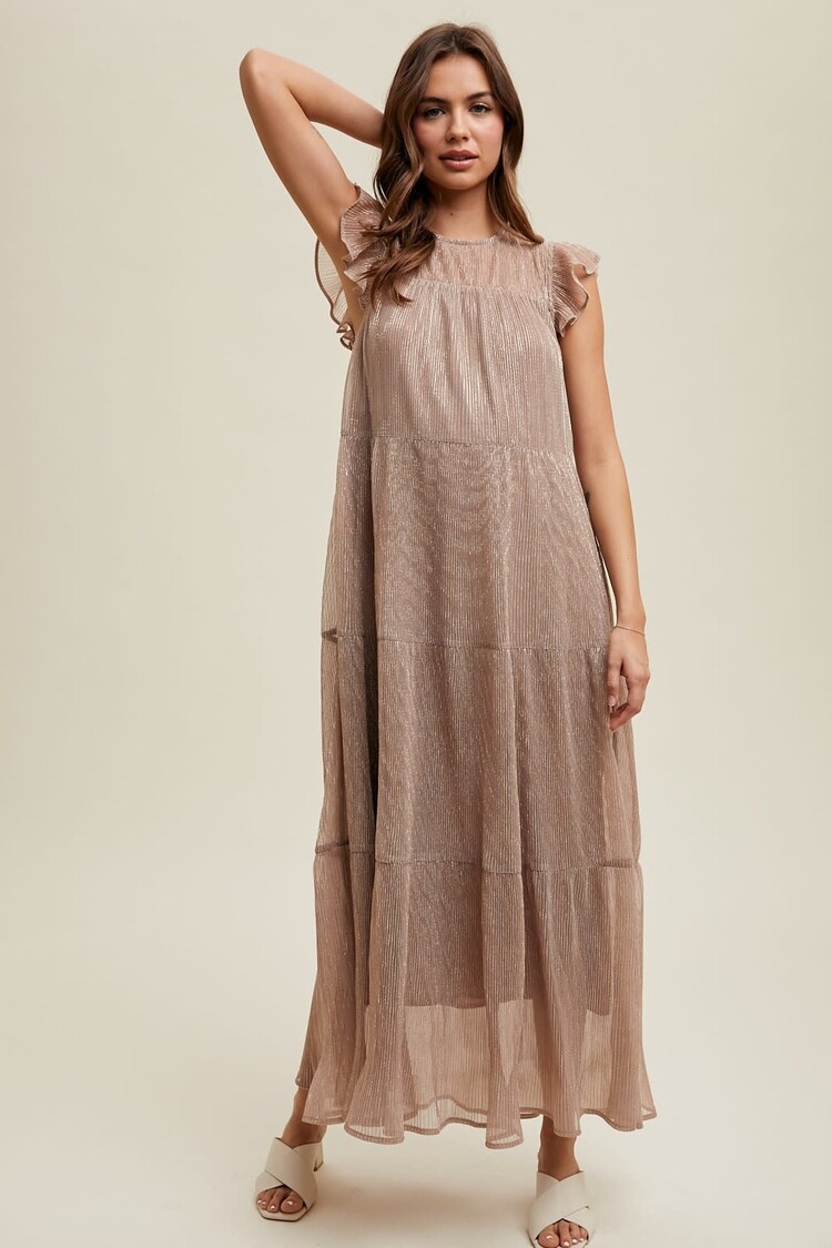 Wishlist Apparel Robe Longue Plissée Wishlist