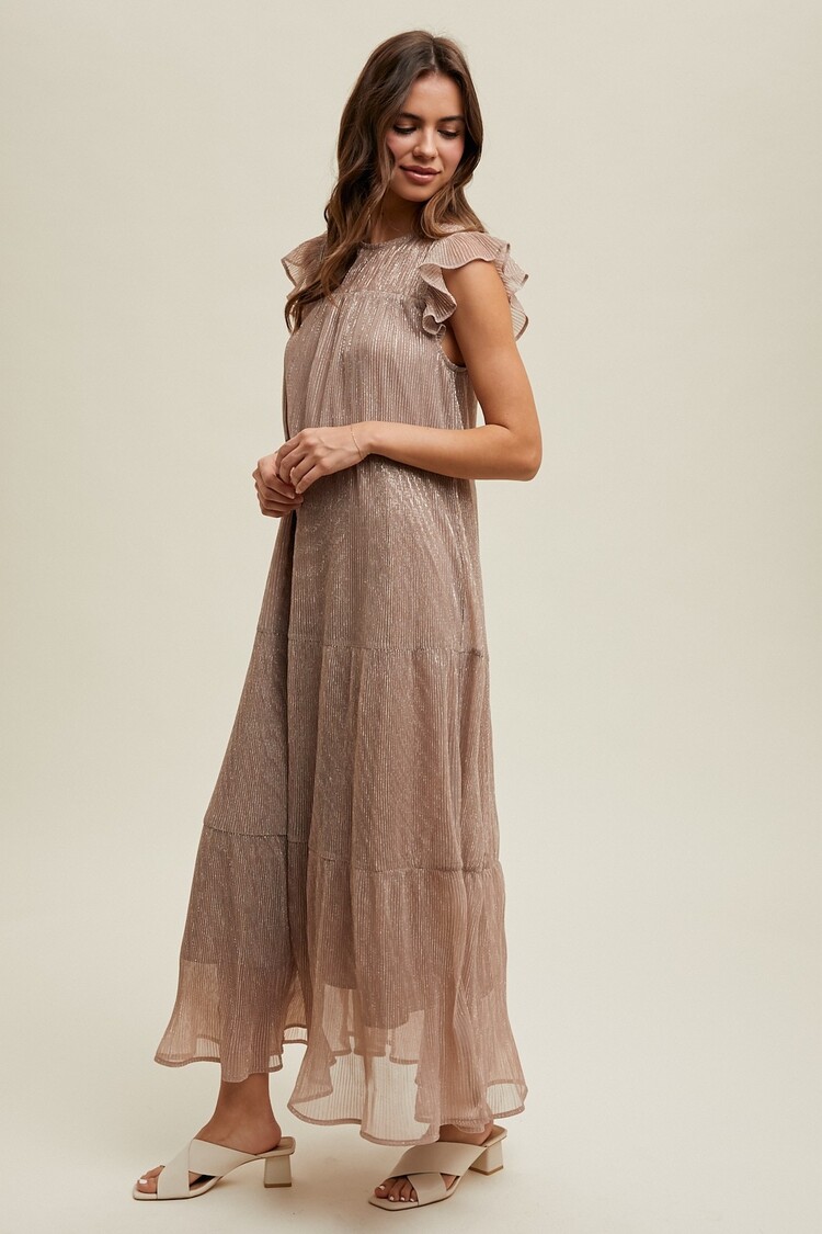 Wishlist Apparel Wishlist Pleated Maxi Dress