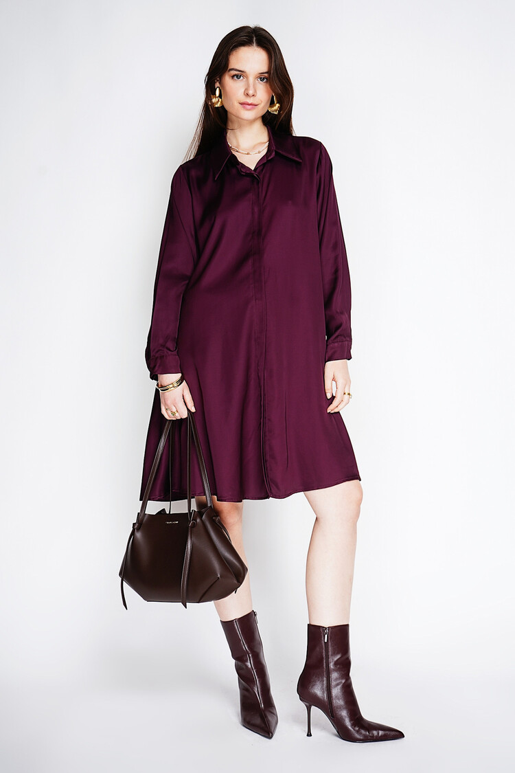 Noeline Robe Satinée Noeline