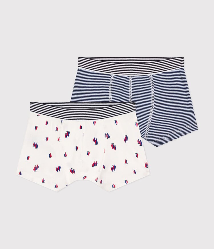 Petit Bateau Petit Bateau Boys 2 Boxer Set