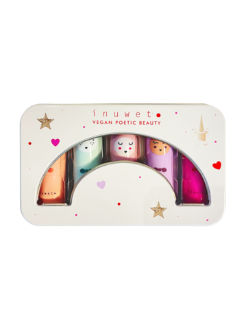 inuwet Inuwet 5 Lip Balms Rainbow Delux Box