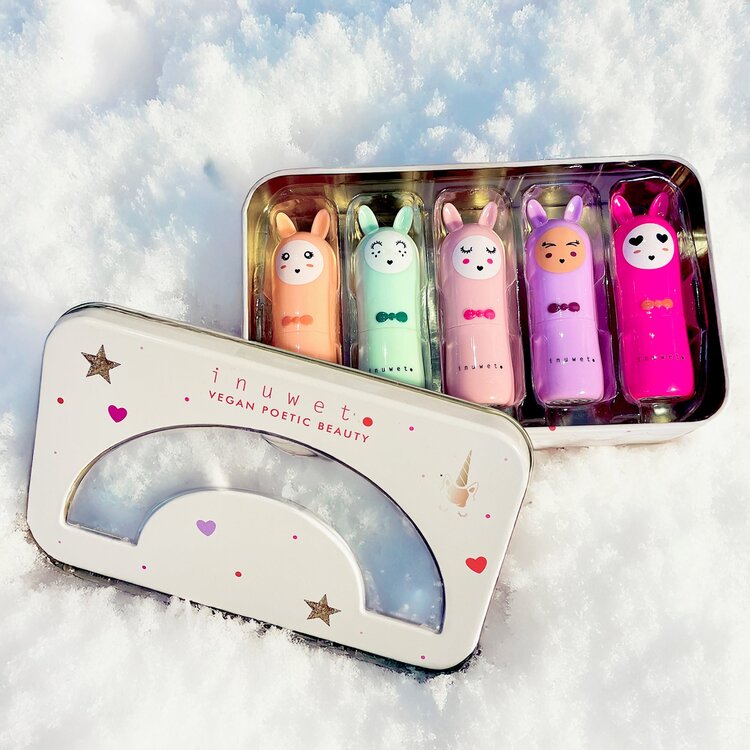 inuwet Inuwet 5 Lip Balms Rainbow Delux Box