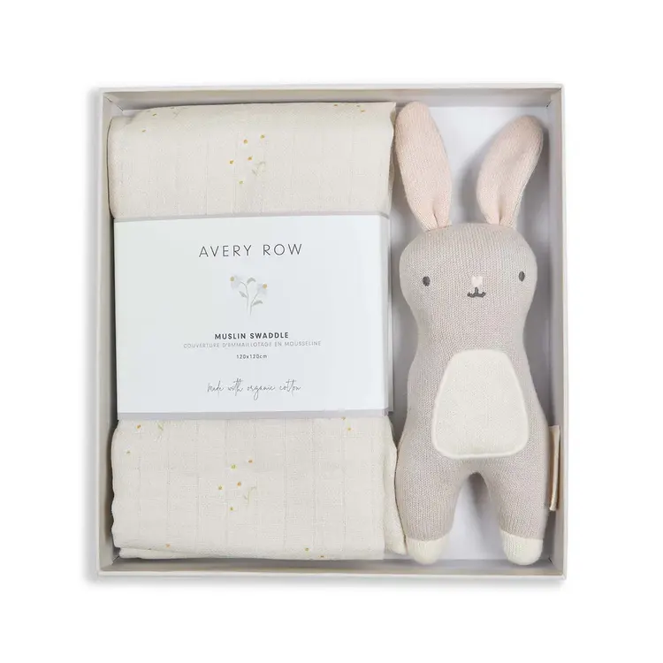 Avery Row Avery Row Swaddle & Cuddle Gift Set