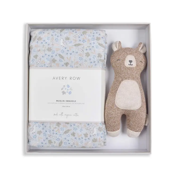 Avery Row Avery Row Swaddle & Cuddle Gift Set