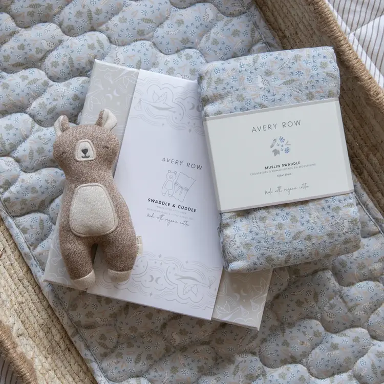 Avery Row Avery Row Swaddle & Cuddle Gift Set